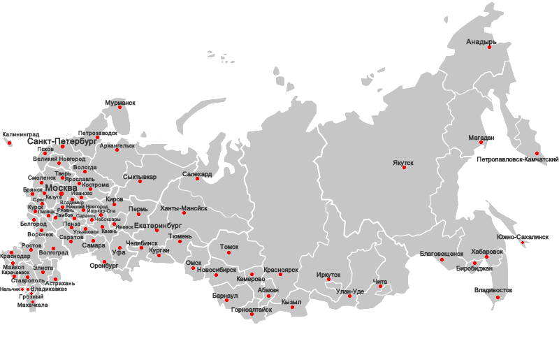 Карта доставки
